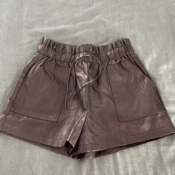 Leather Shorts - Picture 1 of 2